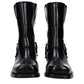 Black Leather Ankle Boots