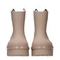 Pink Cotton Ankle Boots