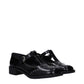 Black Leather Slip-On Loafers