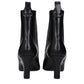 Black Leather Ankle Boots