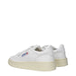 White Leather Low Tops
