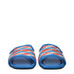 Light Blue Fabric Slippers Sandals