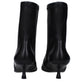 Black Leather Ankle Boots