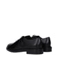Black Leather Oxfords And Derbies
