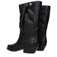 Black Leather Ankle Boots