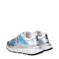 Gray Fabric Athletic Sneakers