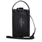 Black Leather Clutch Bags