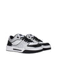 White Leather Low Top Sneakers