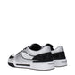 White Leather Low Top Sneakers