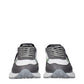White Fabric Athletic Sneakers