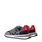 Gray Fabric Sneakers