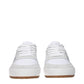 White Leather Low Tops
