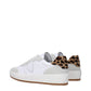 White Leather Low Tops