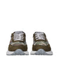 Green Fabric Athletic Sneakers