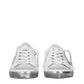 White Leather Low Tops