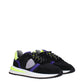 Black Fabric Athletic Sneakers