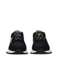 Black Fabric Athletic Sneakers