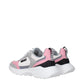 White Fabric Sneakers