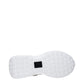 White Fabric Sneakers