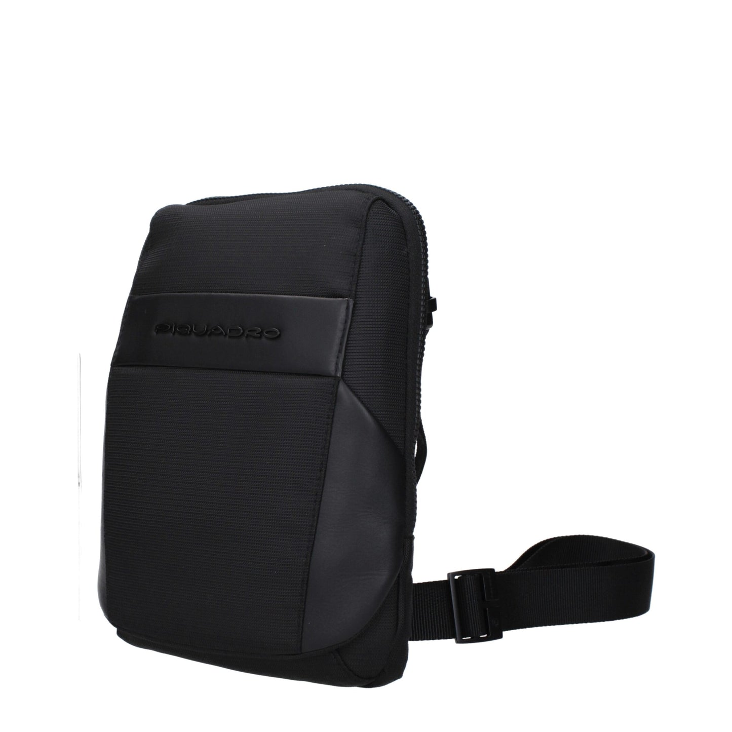 Black Fabric Crossbody Bag