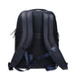Blue Leather Backpack