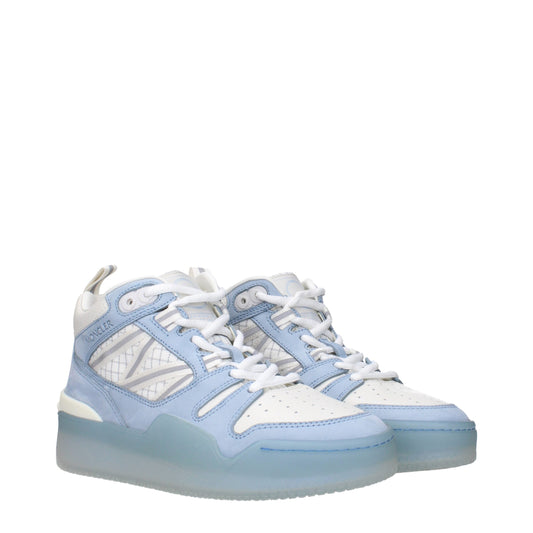 White Leather High Tops