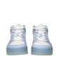 White Leather High Tops