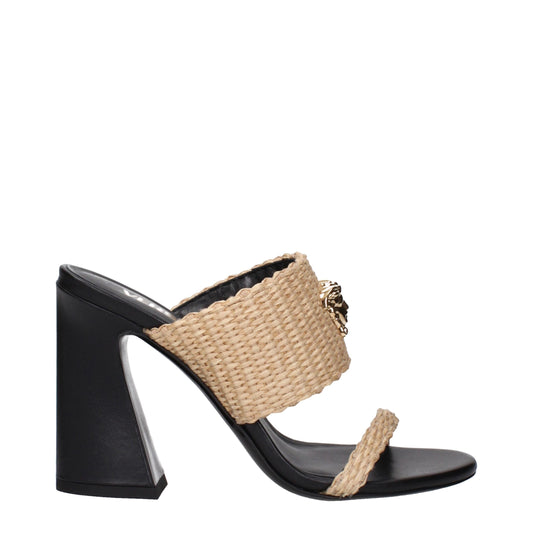 Beige Raffia Sandal