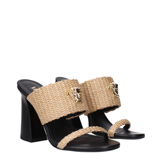 Beige Raffia Sandal