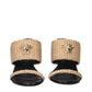 Beige Raffia Sandal
