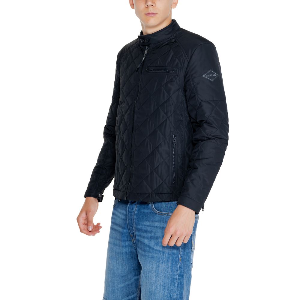 Black Polyamide Jackets & Coat