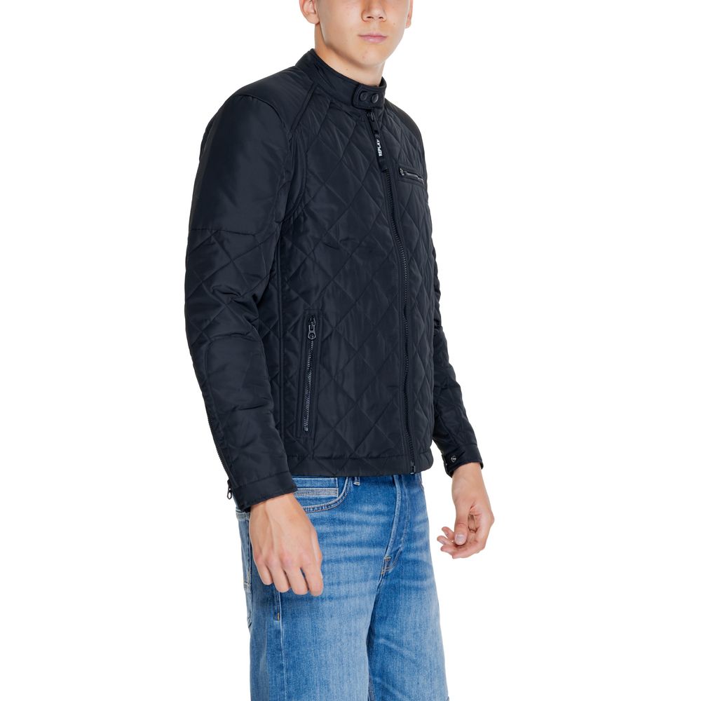 Black Polyamide Jackets & Coat
