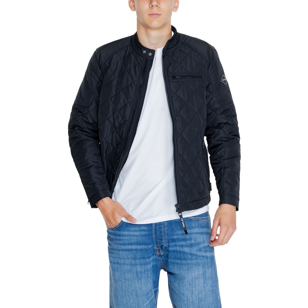 Black Polyamide Jackets & Coat