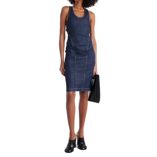 Sculpt Denim Dress