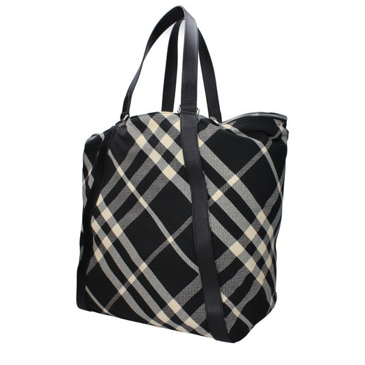 Black Fabric Shoulder Bags