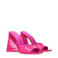 Pink Leather Platforms