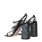 Black Leather Platforms