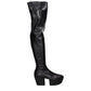 Black Leather Over The Knee