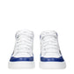 White Leather Athletic Sneakers