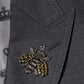 Dark Gray Bee Embroidery SICILIA Coat Blazer