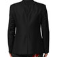Black Wool Single Breasted Jacket Blazer