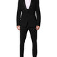 Black Wool 3 Piece Single Breasted Suit