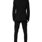 Black Wool 3 Piece Single Breasted Suit