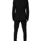 Black Wool 3 Piece Single Breasted Suit