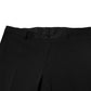 Black Cotton Single Breasted 2 Piece Suit