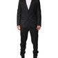 Dark Gray Wool Single Breasted 2 Piece Suit