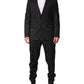 Dark Gray Wool Single Breasted 2 Piece Suit