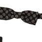 Elegant Polka Dot Silk Bow Tie