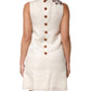 Multicolor Crystal Embellished A-line Mini Dress