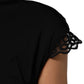 Black Bodycon Short Sleeves Dress